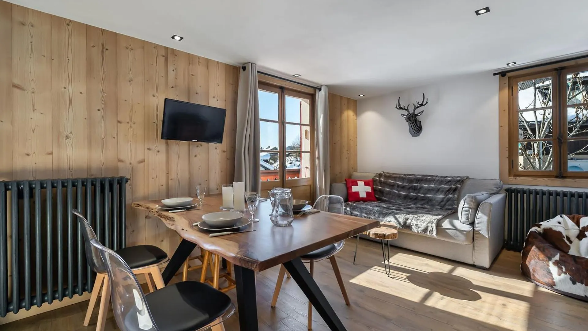 Appartement Cosy 2 Chambres, Centre De Megeve, Balcon, Wifi, Parking - Fr-1-453-176